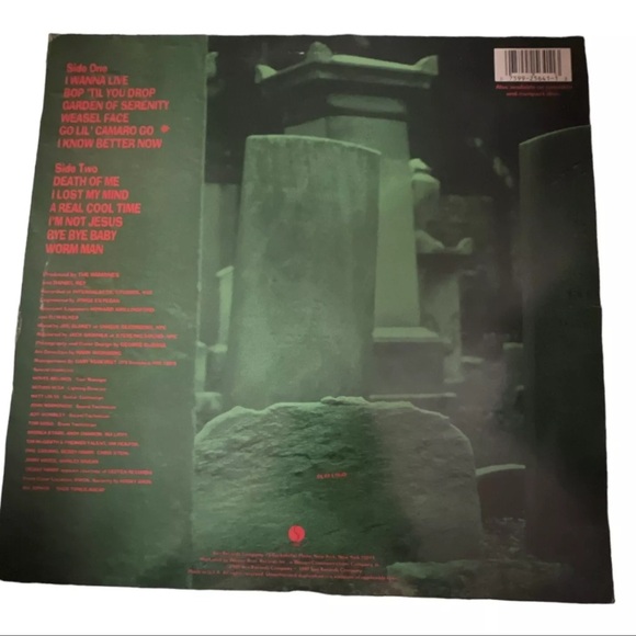 RAMONES-HALF WAY to SANITY-1987 SIRE RECORDS VINYL- LYRIC SLEEVE-PROMO COPY - Picture 3 of 8